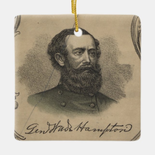 Wade Hampton III Keramikornament (Vorderseite)