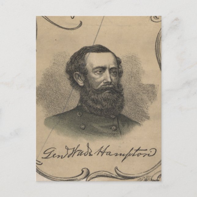 Wade Hampton III Postkarte (Vorderseite)