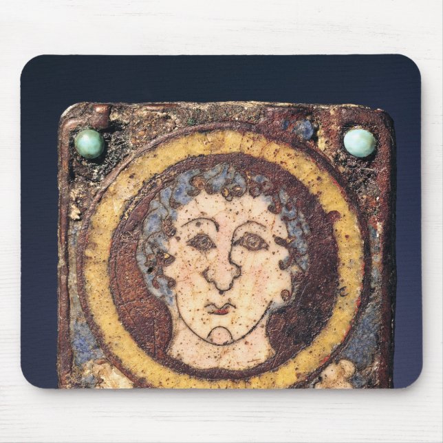 Wadenbein mit dem Gesicht eines jungen Mannes Mousepad (Vorne)