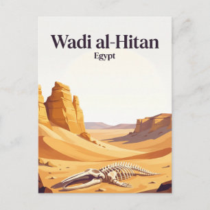 Wadi al-Hitan Ägypten Postkarte