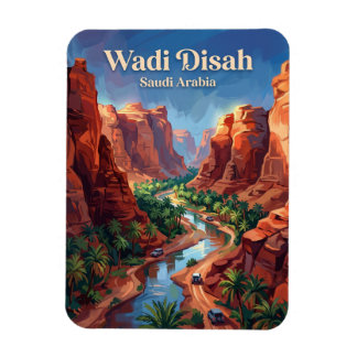 Wadi Disah Saudi-Arabien Magnet