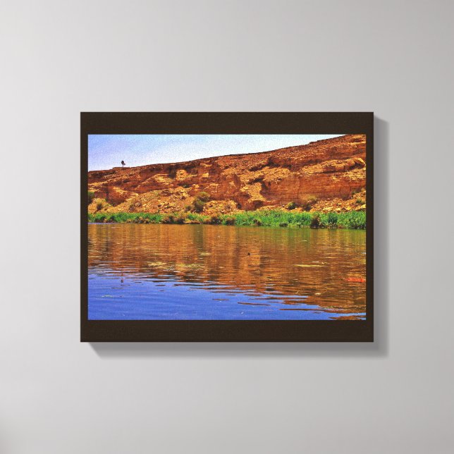 Wadi Namar Lake Leinwanddruck (Vorderseite)