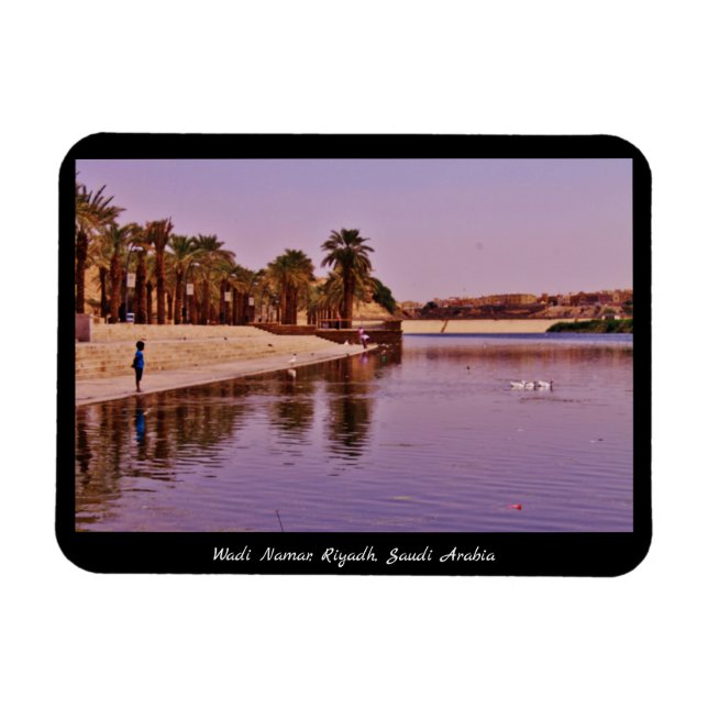 Wadi Namar, Riad, Saudi-Arabien Magnet (Horizontal)