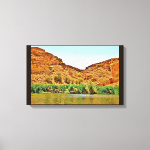 Wadi Namar Scene Leinwanddruck