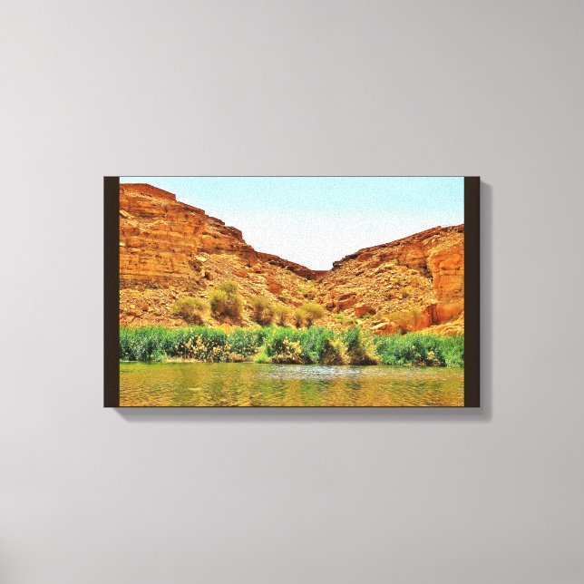 Wadi Namar Scene Leinwanddruck (Vorderseite)
