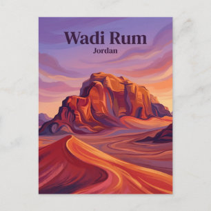 Wadi Rum Jordan Postkarte