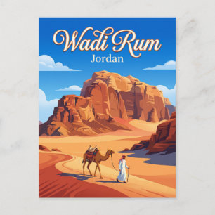 Wadi Rum Jordan Postkarte
