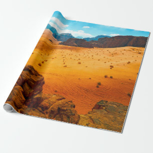 Wadi Rum Wüste, Jordanwüste,wadi,rum,jordan,kunst, Geschenkpapier