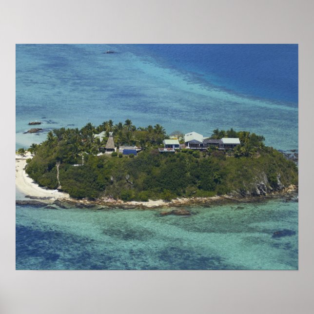 Wadigi Island, Mamanuca Islands, Fidschi Poster (Vorne)