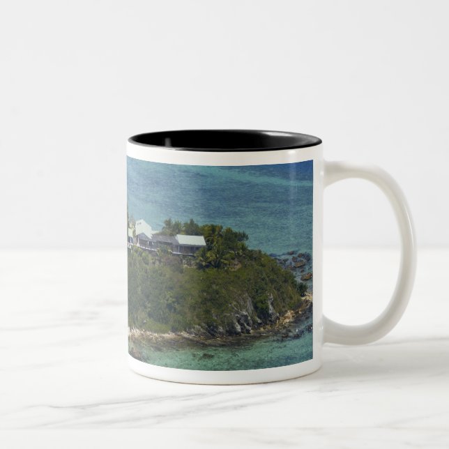 Wadigi Island, Mamanuca Islands, Fiji Zweifarbige Tasse (Rechts)
