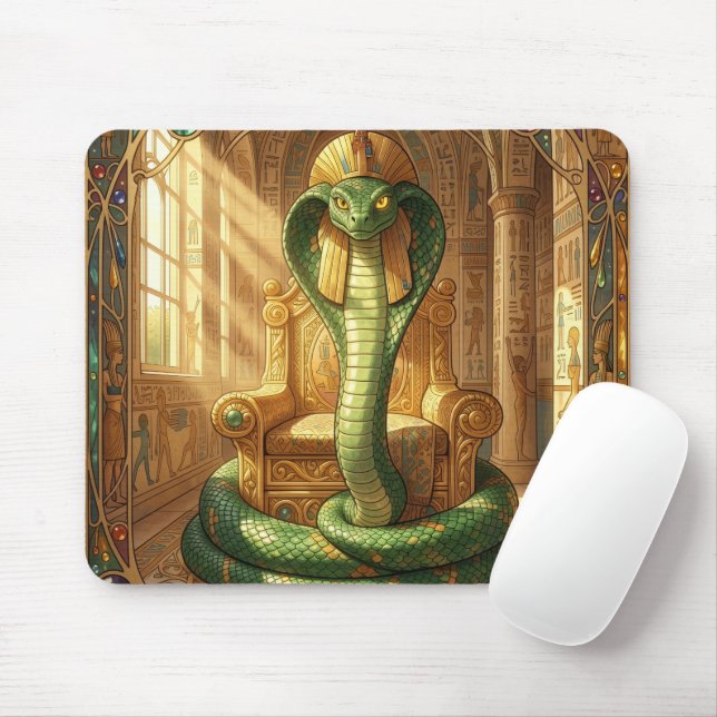 Wadjet – Ägyptische Schlangengöttin´5 Mousepad (Mit Mouse)