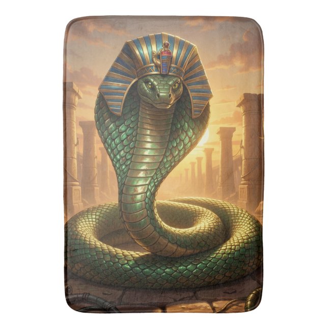 Wadjet – Ägyptische Schlangengöttin´6 Badematte (Vorderseite Vertikal)