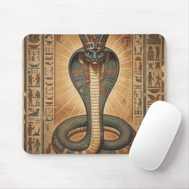 Wadjet – Ägyptische Schlangengöttin´7 Mousepad (Mit Mouse)