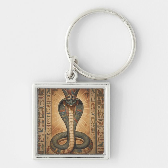 Wadjet – Ägyptische Schlangengöttin´7 Schlüsselanhänger (Vorne)