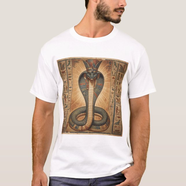 Wadjet – Ägyptische Schlangengöttin´7 T-Shirt (Vorderseite)