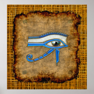 Wadjet Ancient Ägyptian Eye of Prophecy Art Poster
