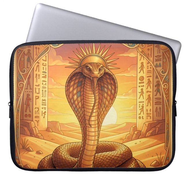 Wadjet – Egyptian Cobra Goddess´1 Laptopschutzhülle (Vorderseite)