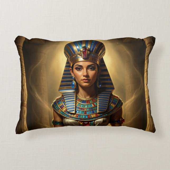 Wadjet – Egyptian Cobra Goddess´2 Dekokissen (Vorderseite)