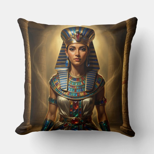 Wadjet – Egyptian Cobra Goddess´2 Kissen (Vorderseite)