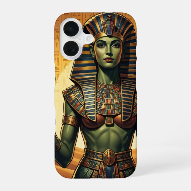 Wadjet – Egyptian Cobra Goddess´4 iPhone 16 Hülle (Rückseite)