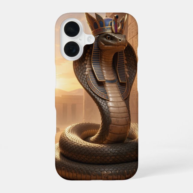 Wadjet – Egyptian Cobra Goddess´5 iPhone 16 Hülle (Rückseite)