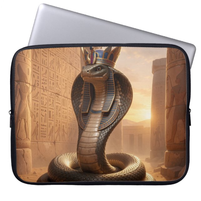 Wadjet – Egyptian Cobra Goddess´5 Laptopschutzhülle (Vorderseite)