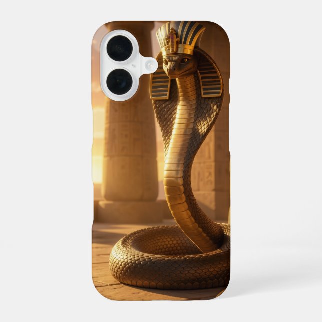 Wadjet – Egyptian Cobra Goddess´6 iPhone 16 Hülle (Rückseite)
