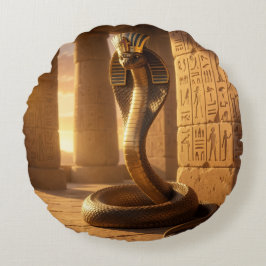 Wadjet – Egyptian Cobra Goddess´6 Rundes Kissen