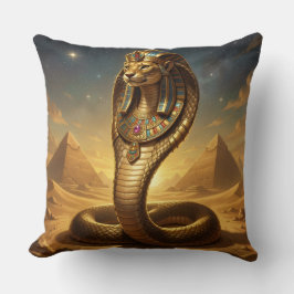 Wadjet – Egyptian Cobra Goddess Kissen