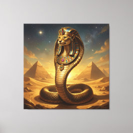 Wadjet – Egyptian Cobra Goddess Leinwanddruck