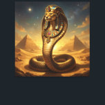 Wadjet – Egyptian Cobra Goddess Leinwanddruck<br><div class="desc">Wadjet is a cobra goddess in Egyptian mythology and a protector of the pharaoh and Lower Egypt. She represents protection,  power,  and royal authority.</div>