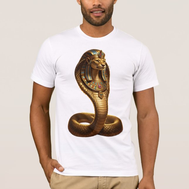 Wadjet – Egyptian Cobra Goddess T-Shirt (Vorderseite)