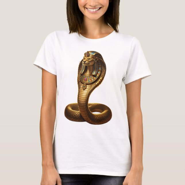 Wadjet – Egyptian Cobra Goddess T-Shirt (Vorderseite)