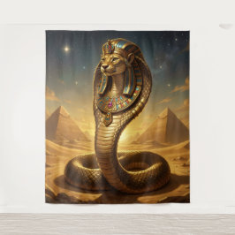 Wadjet – Egyptian Cobra Goddess Wandteppich