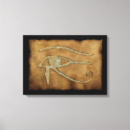 WADJET EYE OF HORUS auf Papyrus Print Leinwanddruck