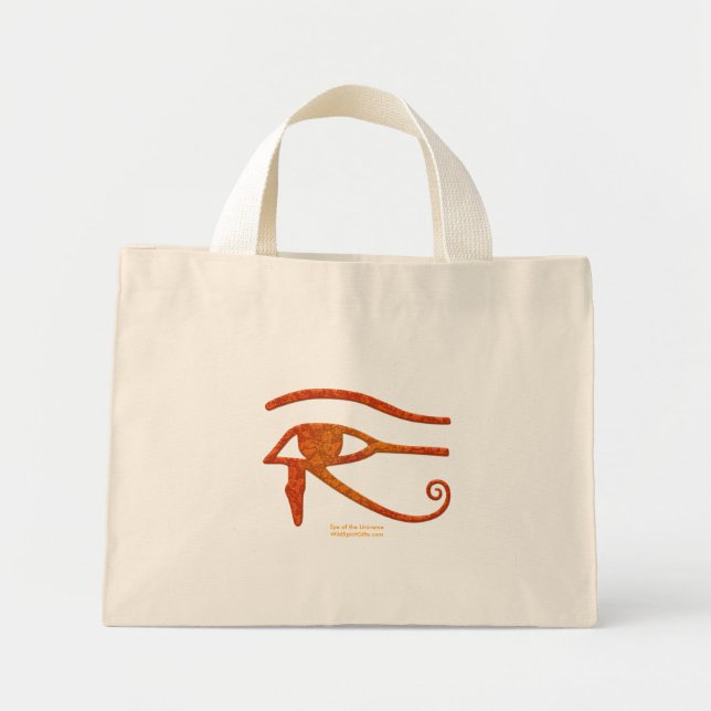 WADJET EYE OF RA Fantasy Tote Bag Mini Stoffbeutel (Vorne)