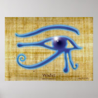WADJET EYE Papyrus-Effekt Ägyptische Kunstdruckere