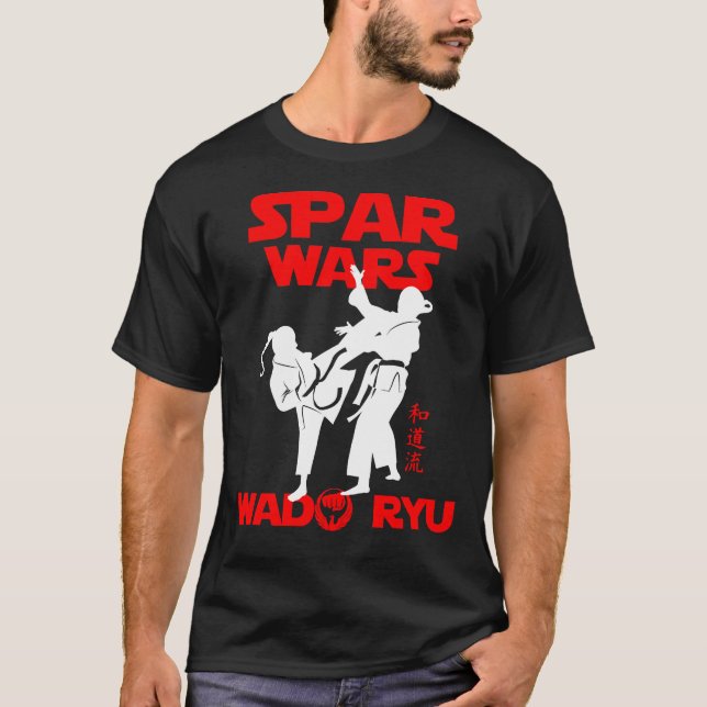 Wado Ryu Karate Kumite Spar Wars - Budo T - Shirt (Vorderseite)