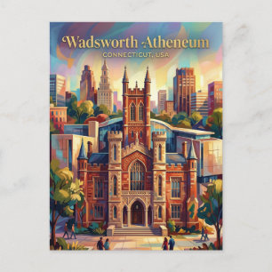 Wadsworth Atheneum Museum of Art Connecticut Postkarte