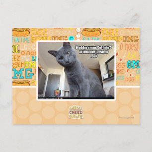 Wadya mean 'Get help'? Postkarte