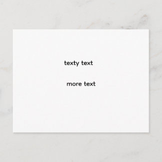 waefwef announcement postcard ankündigungspostkarte