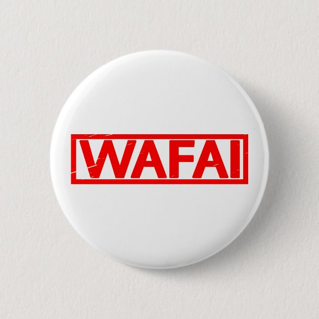 Wafai Briefmarke Button (Vorderseite)