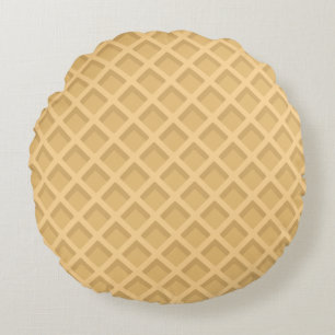 Wafer Rundes Kissen