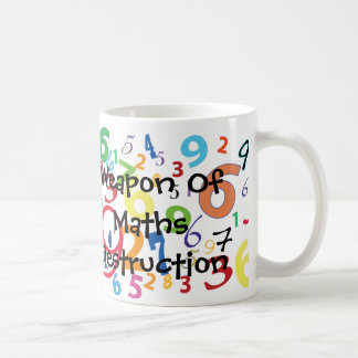 Waffe der Mathe-Zerstörungs-Tasse Tasse
