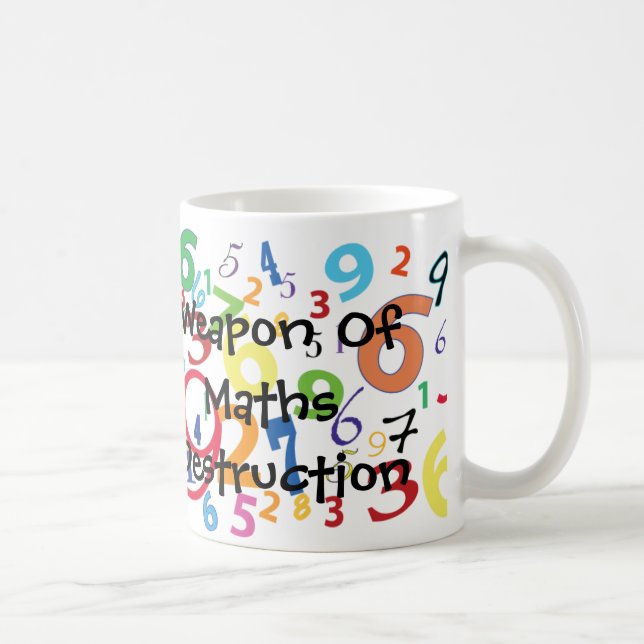 Waffe der Mathe-Zerstörungs-Tasse Tasse (Rechts)