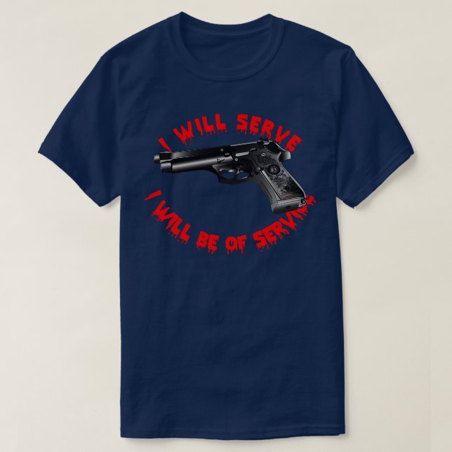 Waffe I für 9MM T-Shirt (Design vorne)