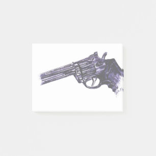 Waffe Post-it Klebezettel