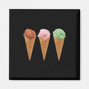 Waffeleis und Schokoladencreme Magnet