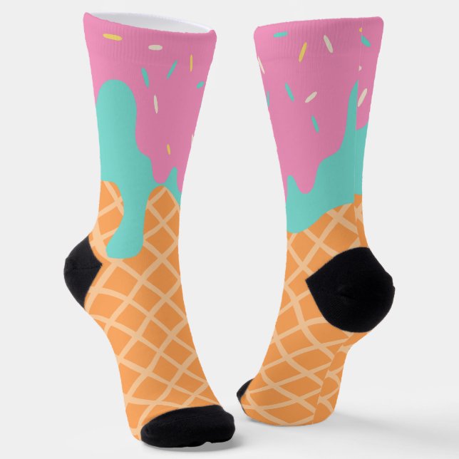 Waffeleis-Waffelkronensocken Socken (Gewinkelt)