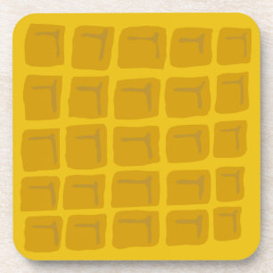 Waffelkunst Getränkeuntersetzer